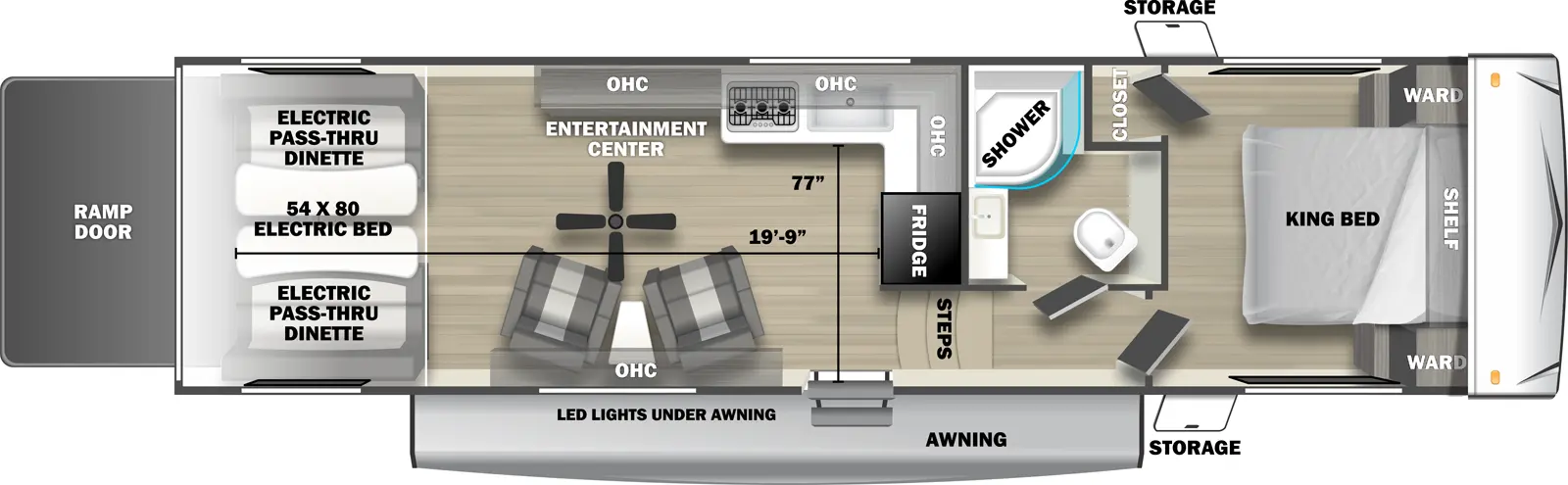 Sandstorm 3210SRX Floorplan